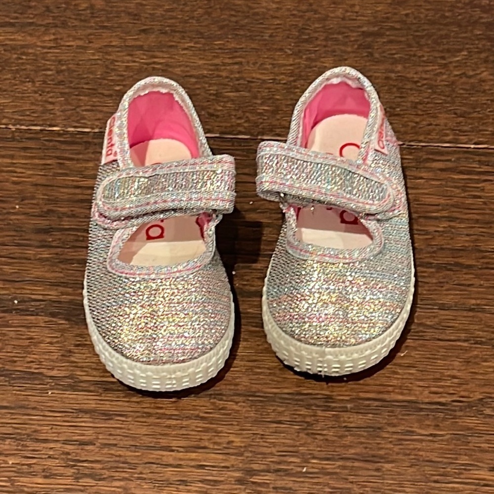 Cienta Rainbow Mary Jane Baby Shoes Size 3